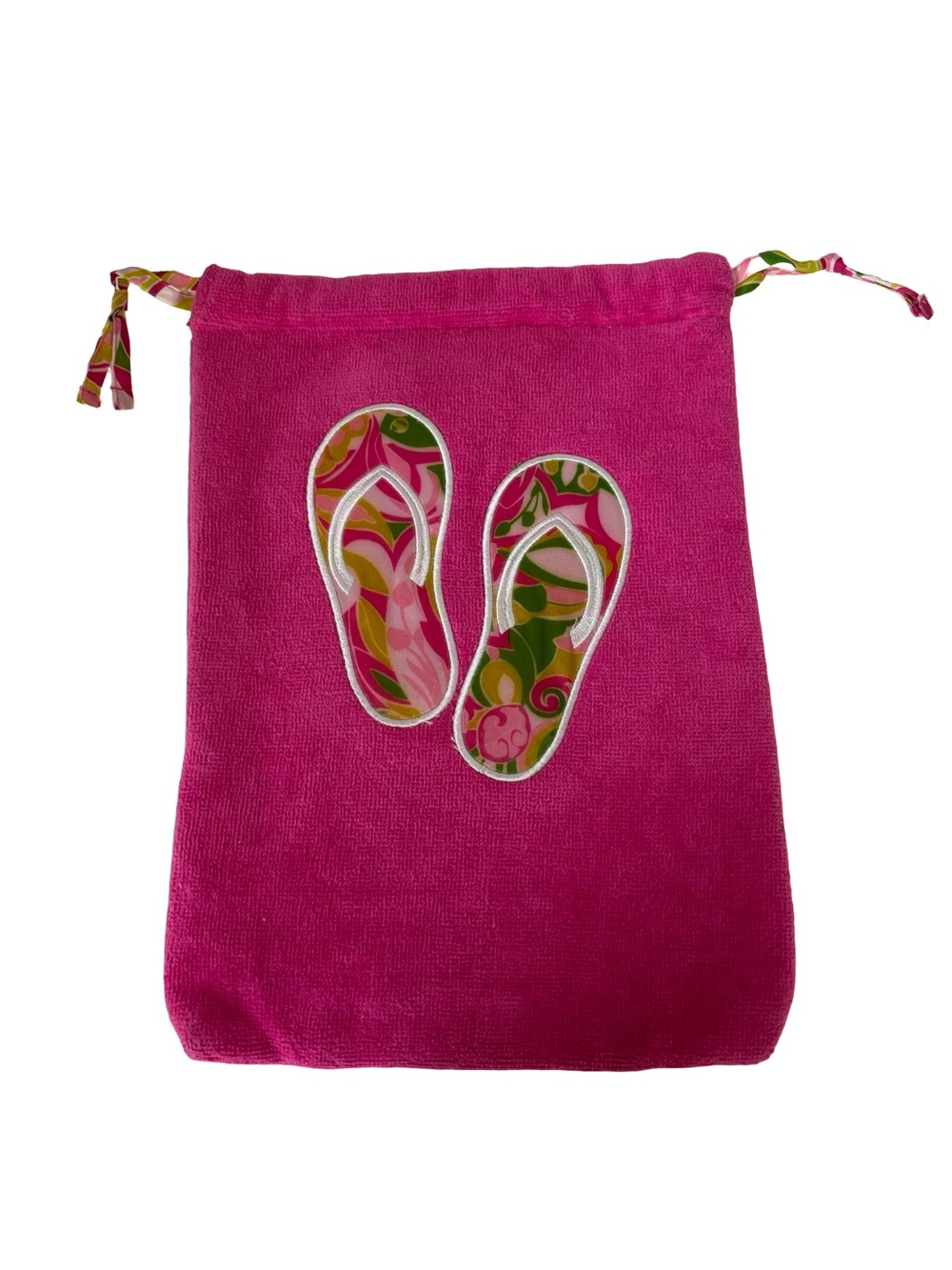 Macbeth Collection Women’s Pink Flip-Flop Travel Pouch